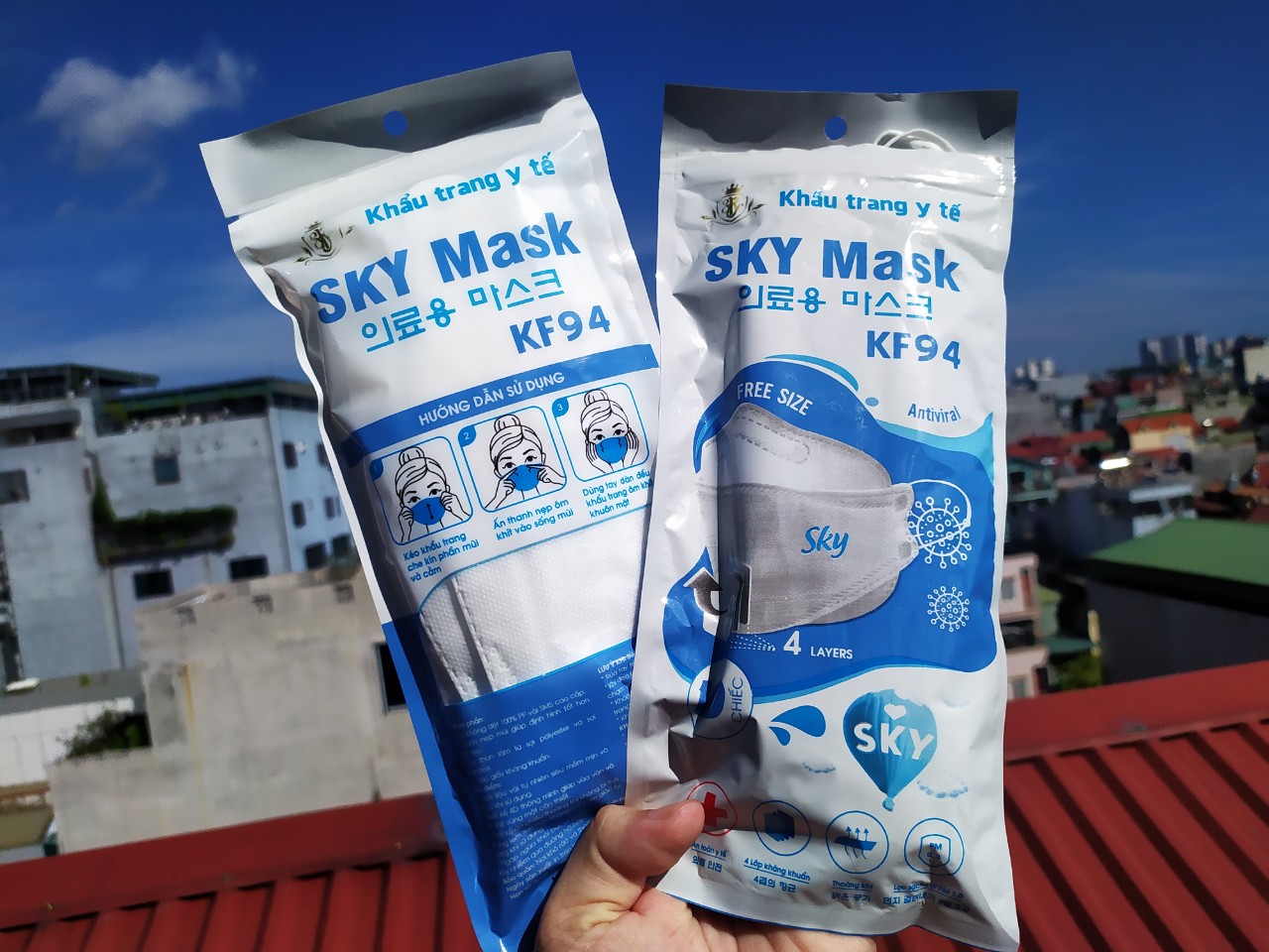 Khẩu trang y tế KF94 SKY MASK