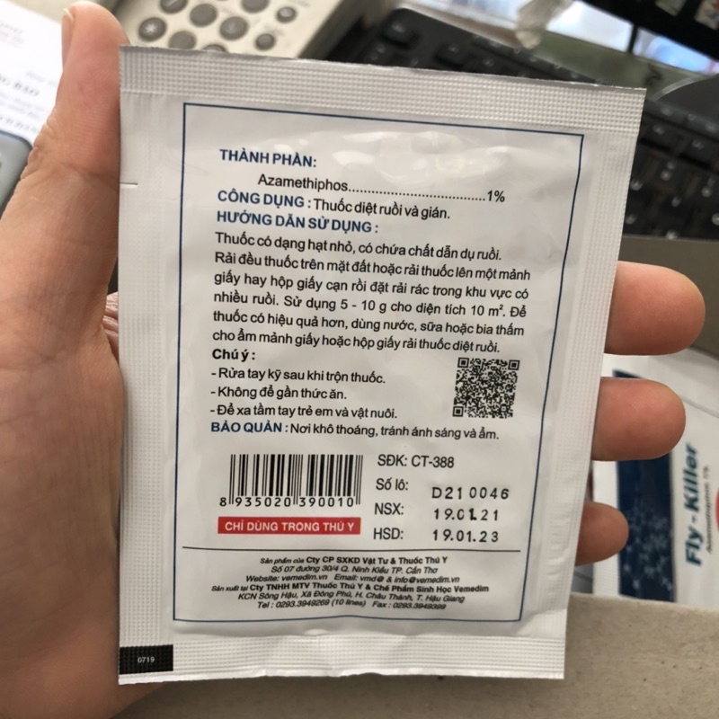 [Mã PET20K giảm 20K đơn 250K] Fly - Killler diệt ruồi gián hiệu quả 5g