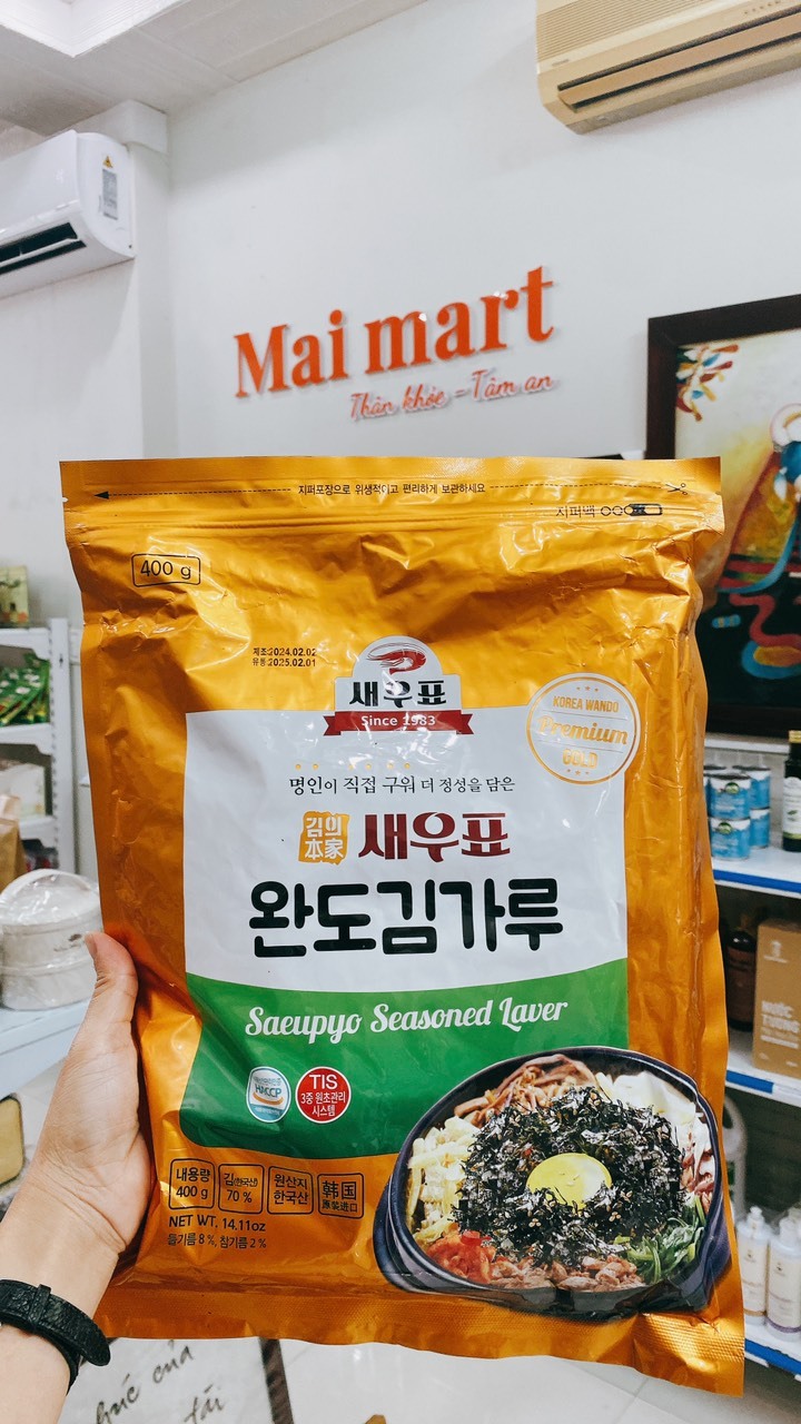 Rong Biển Thái Lát 400g Wand Hàn Quốc , Kim Vụn Trộn Cơm