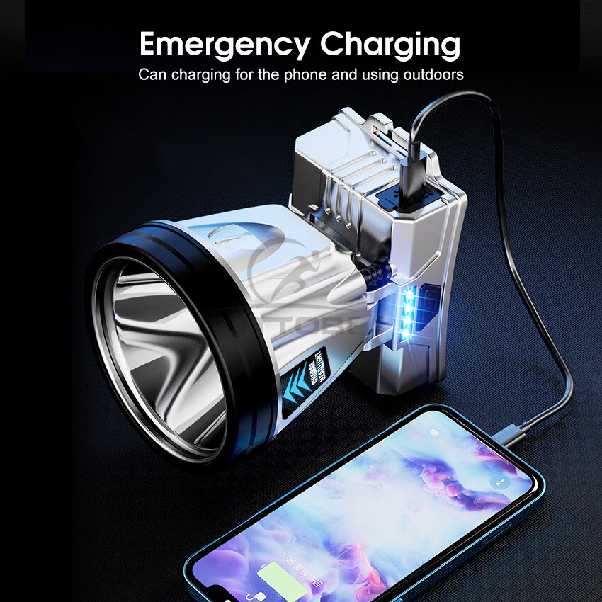 Đèn pha siêu sáng, pin siêu sáng, đèn pha 5000 mét, đèn pha đèn pin, đèn pha led, đèn pha chiếu sáng tầm xa, đèn pha gắn trên đầu