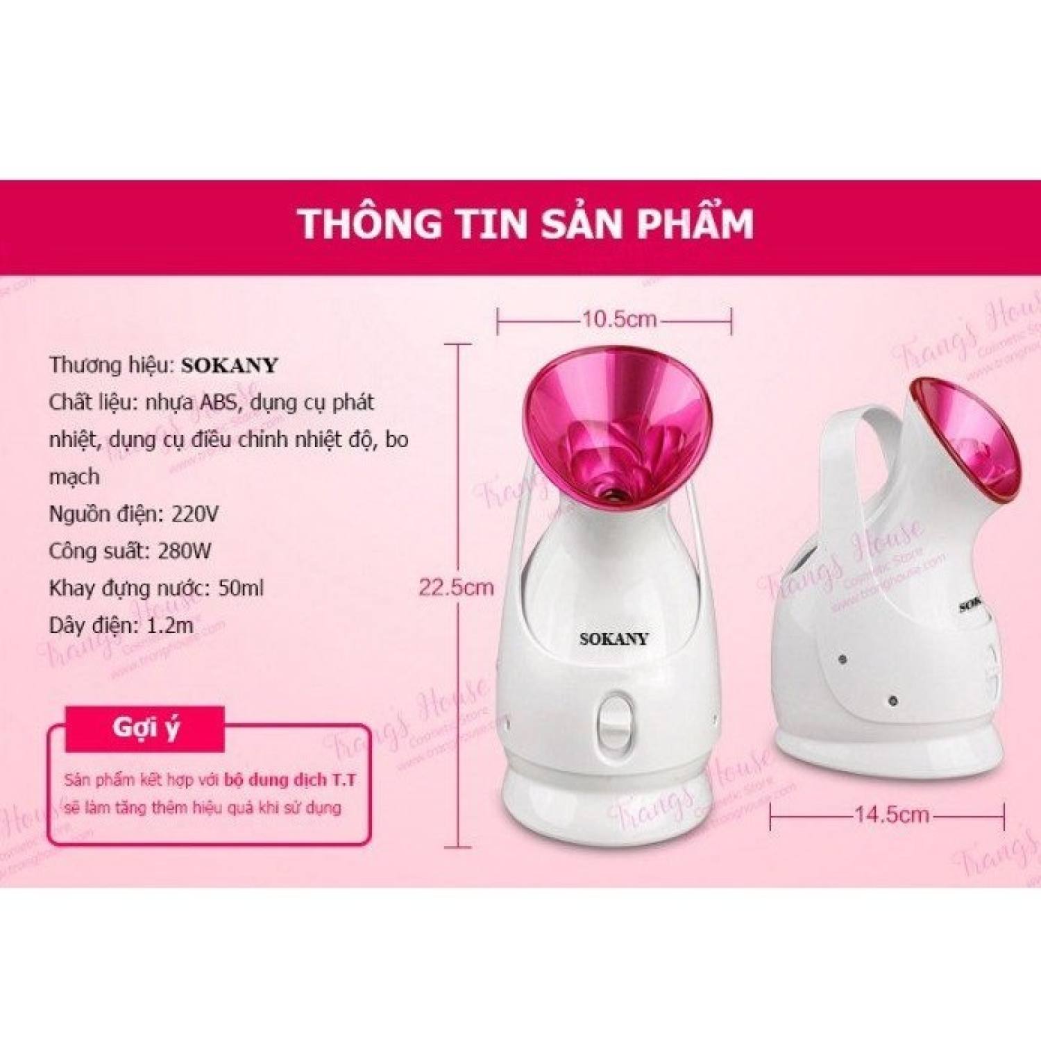 Máy Xông Hơi Mặt Sokany Cao Cấp