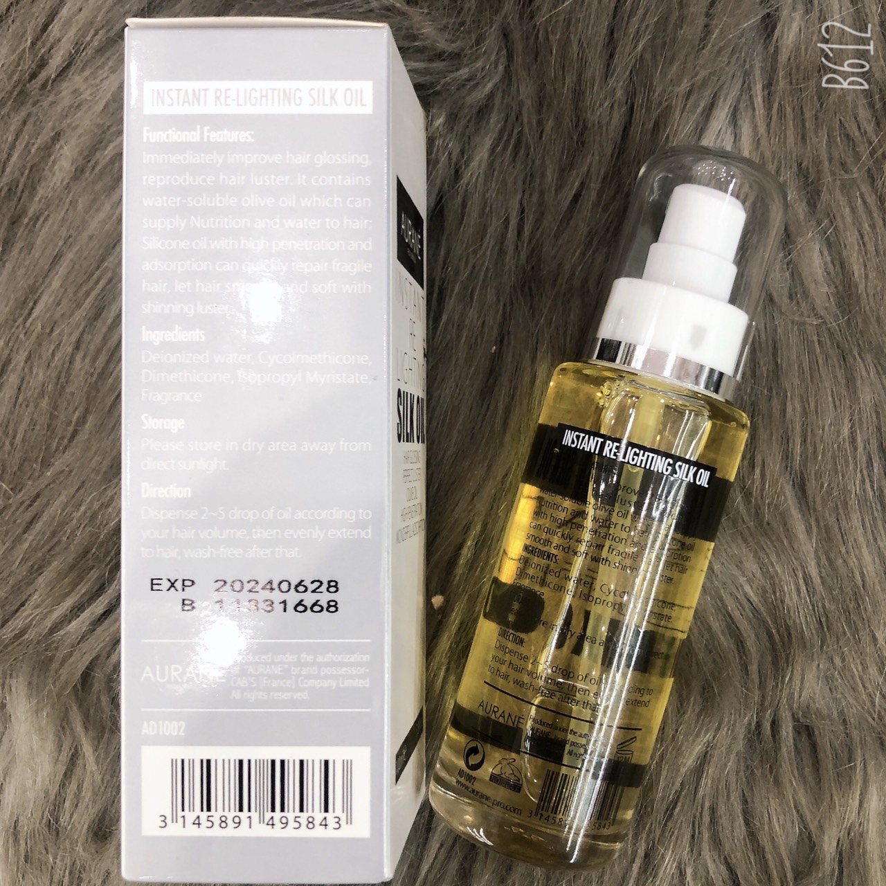 Tinh dầu dưỡng tóc Olive Silk Oil Aurane 100ml ( hàng chính hãng )