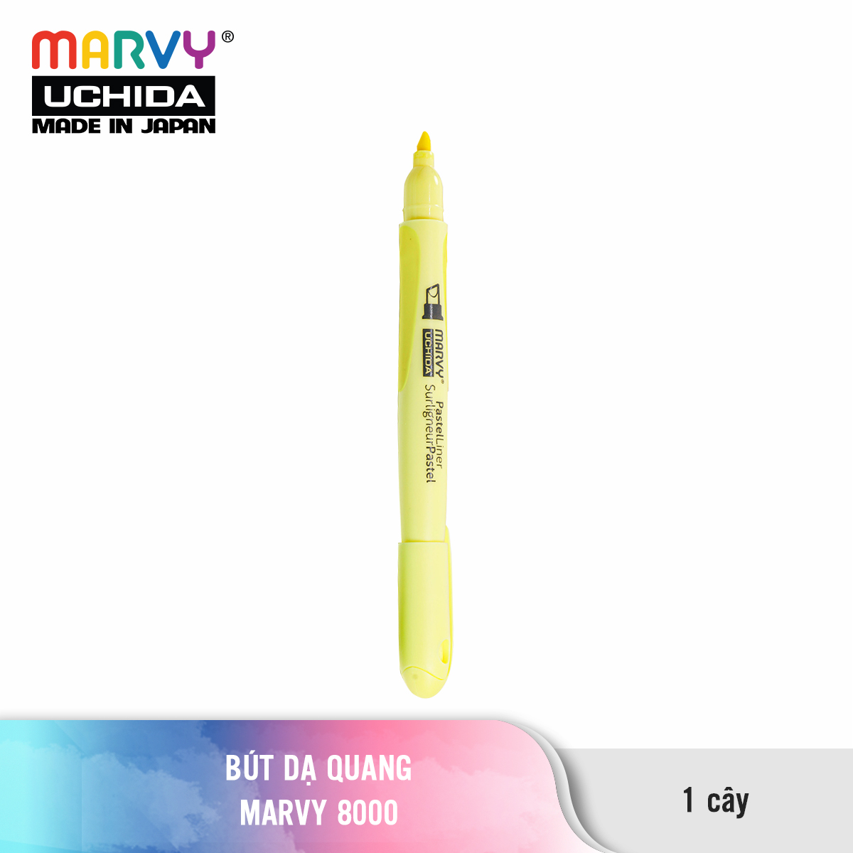 Bút dạ quang Marvy 8000 pastel