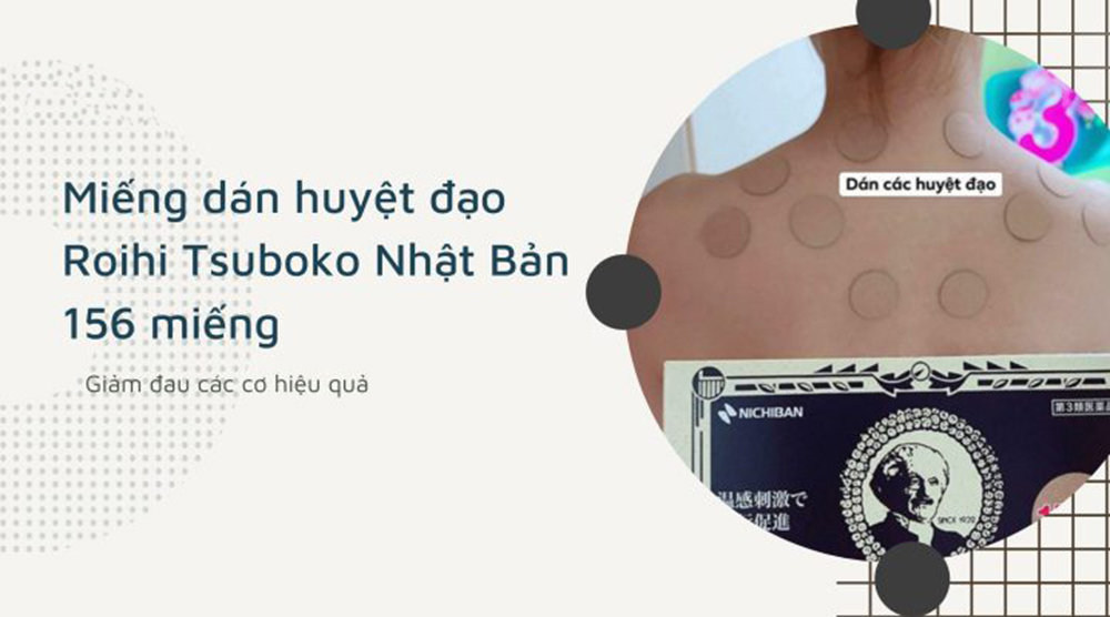 Miếng Cao dán Roihi tsuboko 156 miếng Nhật Bản
