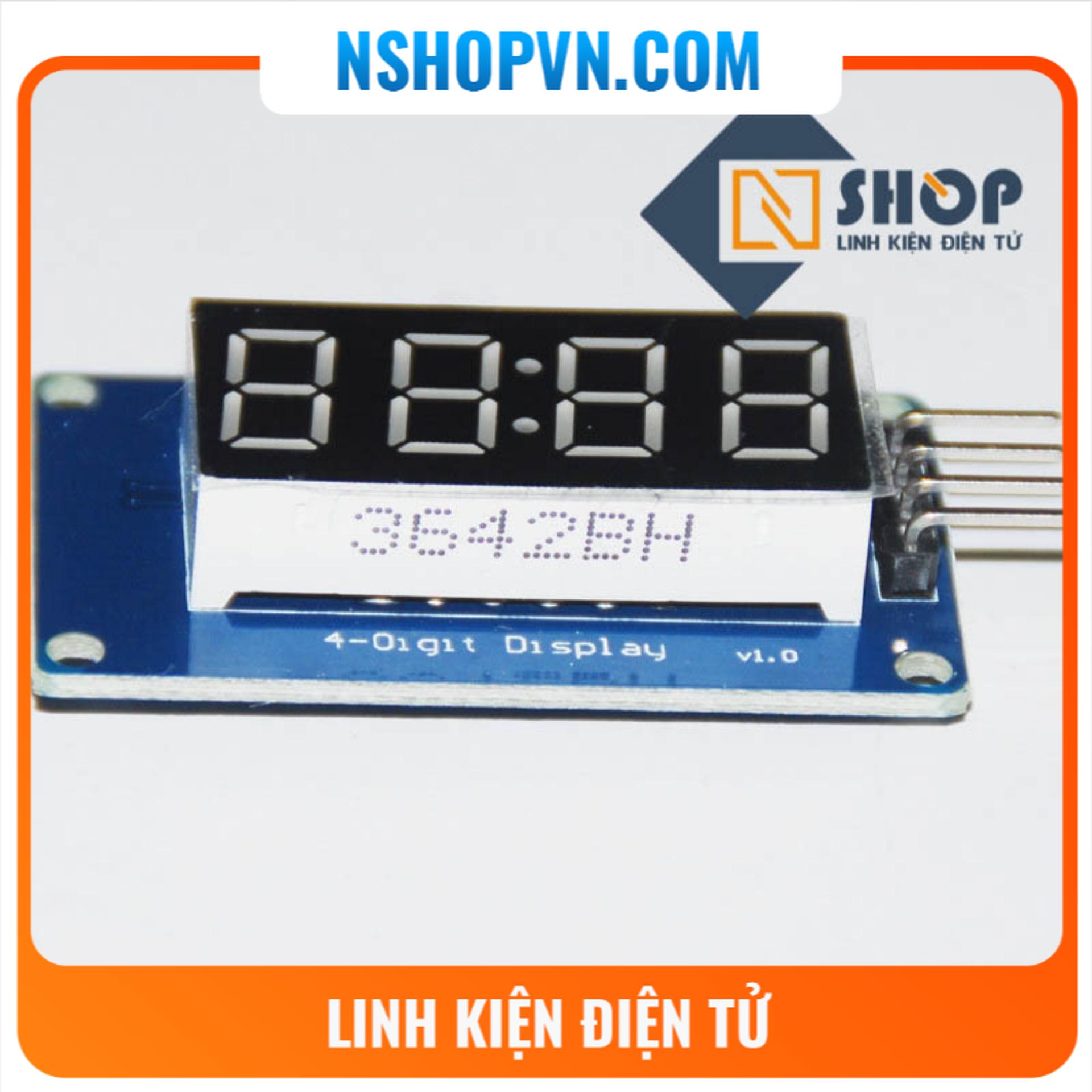 Mạch hiển thị 4 led 7 đoạn tm1637