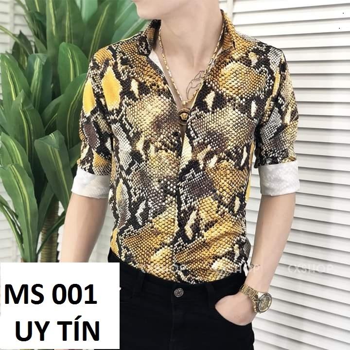 [HCM]ÁO SƠ MI SIÊU PHẨM DA TRĂN HÀNG CHUẨN Y HÌNH 100%