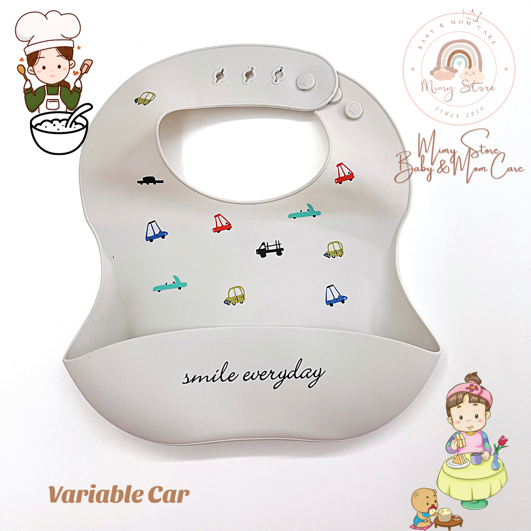 Yếm Máng Ăn Dặm Silicone MUSLIN TREE