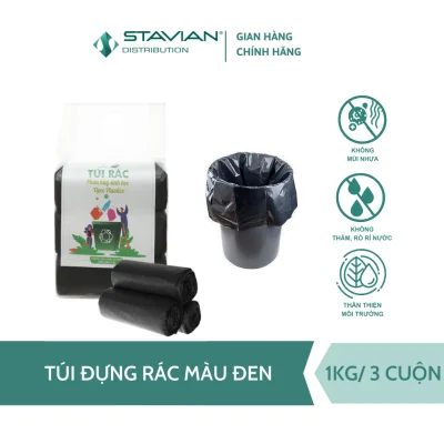 Túi rác thân thiện với môi trường Green màu đen ( túi 1kg) 45*55cm, 55*65cm, 65*78cm