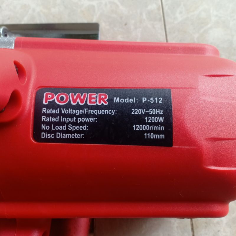 Máy cắt gạch power công suất 1200w - máy cắt gỗ