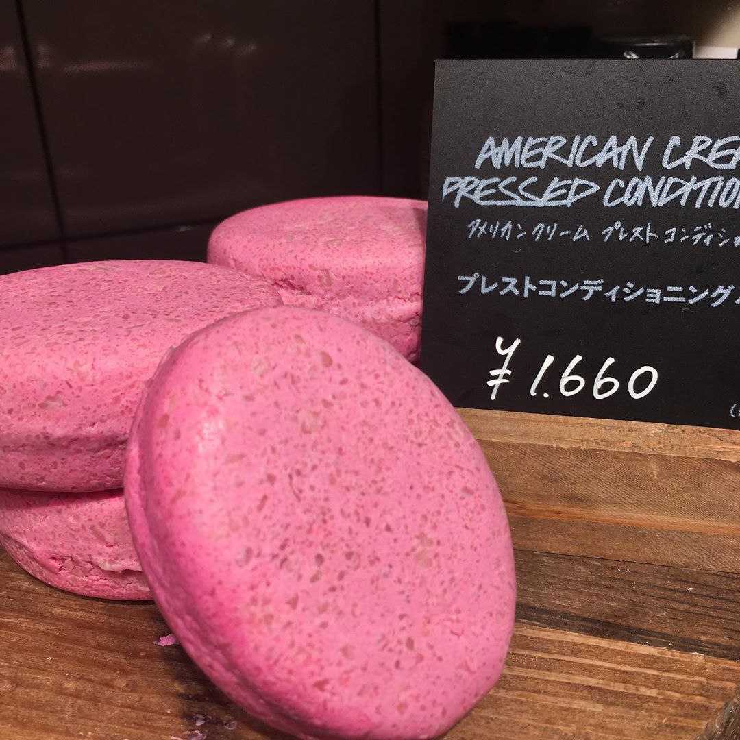 [HCM]Bánh xả tóc LUSH - American Cream Pressed Conditioner Bar
