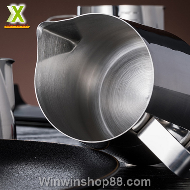 Ca đánh sữa inox có vạch chia 350ml