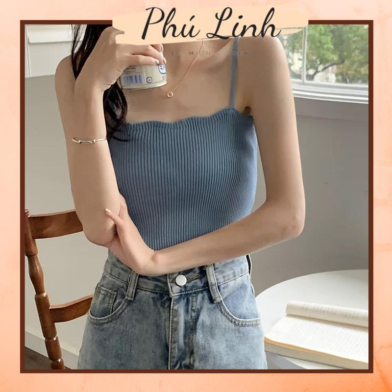 Ms428 áo 2 dây lượn sóng quảng châu