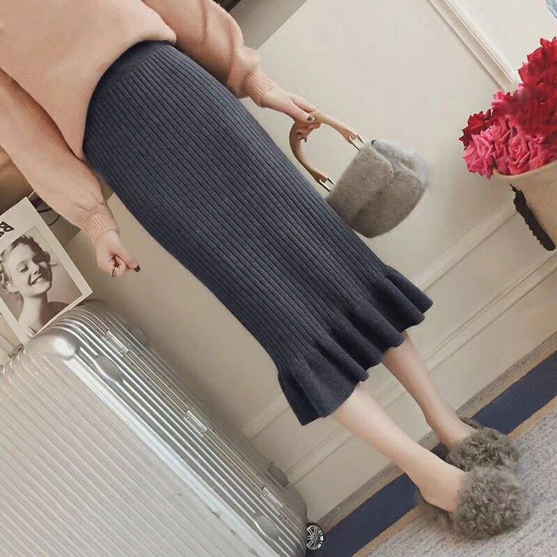 Chân váy len dài đuôi cá cao cấp