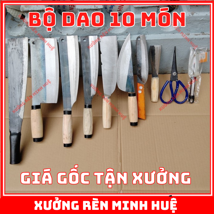 Bộ dao 8 bếp 8 món siêu chất lượng