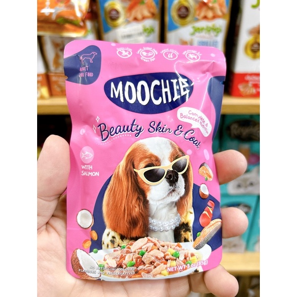 Pate moochie chó 85g free ship sốt bò gà, rau củ quả