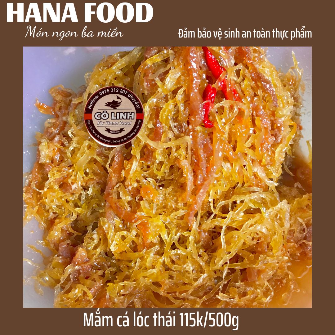 [Nhập RS0722 giảm 30k cho đơn 99k]Mắm Lóc Thái An Giang 500gr - Mắm Cô Linh