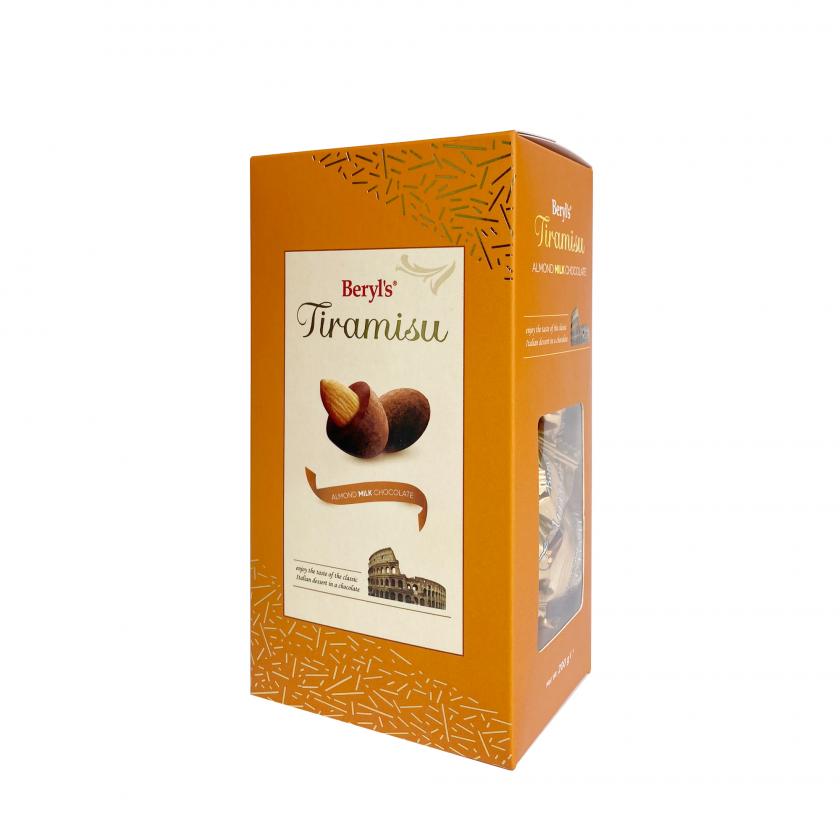 Socola Beryl s Tiramisu Almond Dark Chocolate 200g