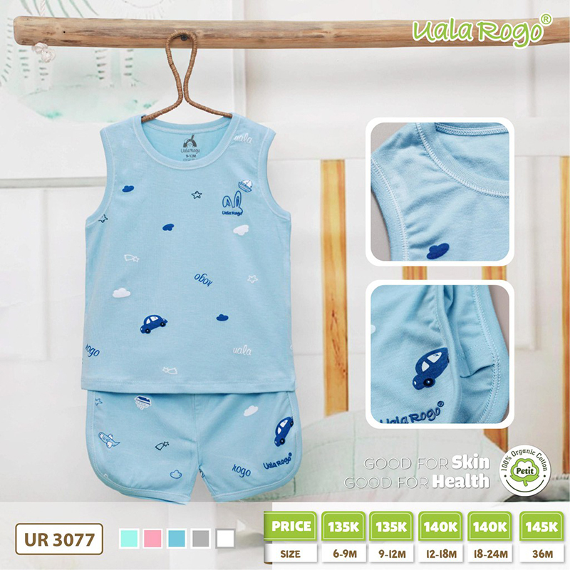 Bộ quần áo Uala Rogo ba lỗ UR3077