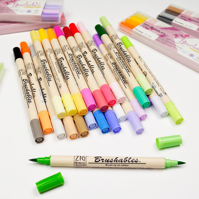 BÚT KURETAKE ZIG BRUSHABLES 2 ĐẦU