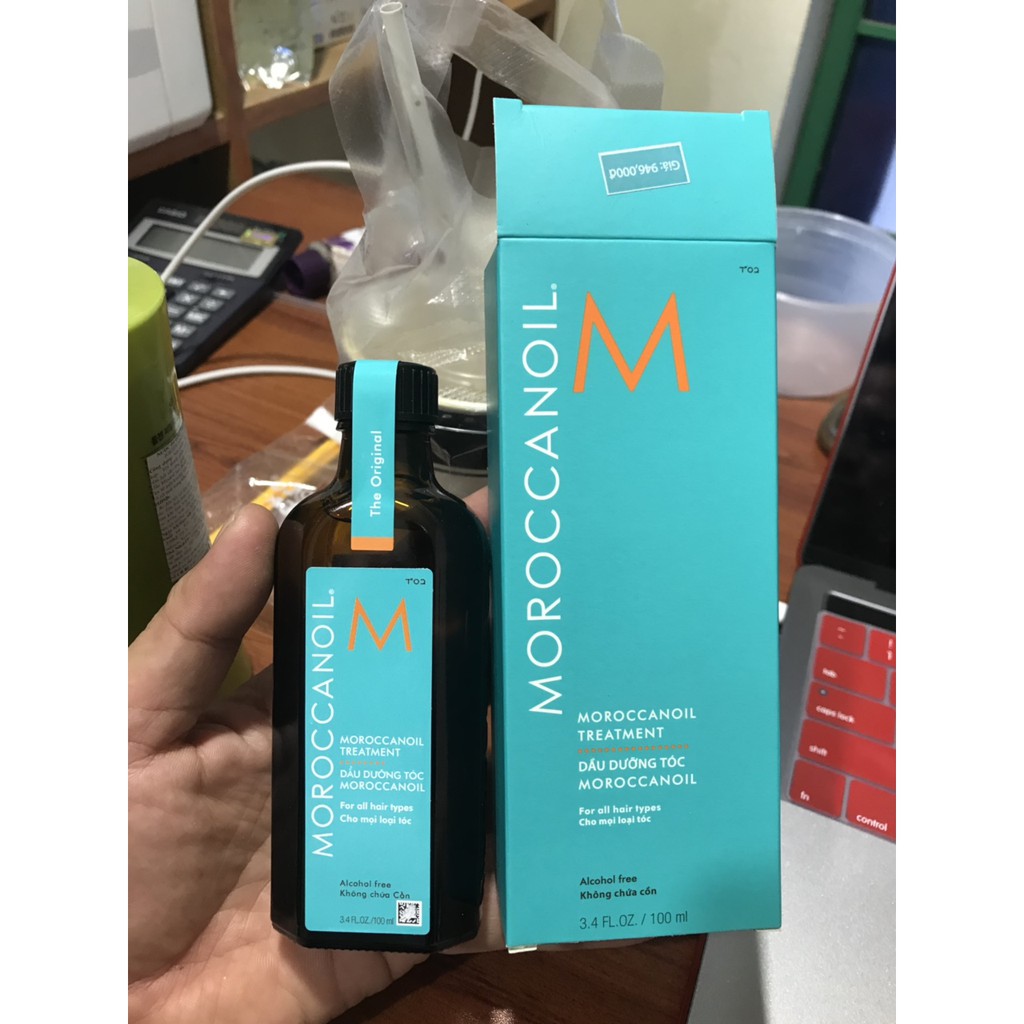 (CHÍN HÃNG) Tinh dầu dưỡng phục hồi tóc hư tổn khô xơ Moroccanoil Treatment 100ml