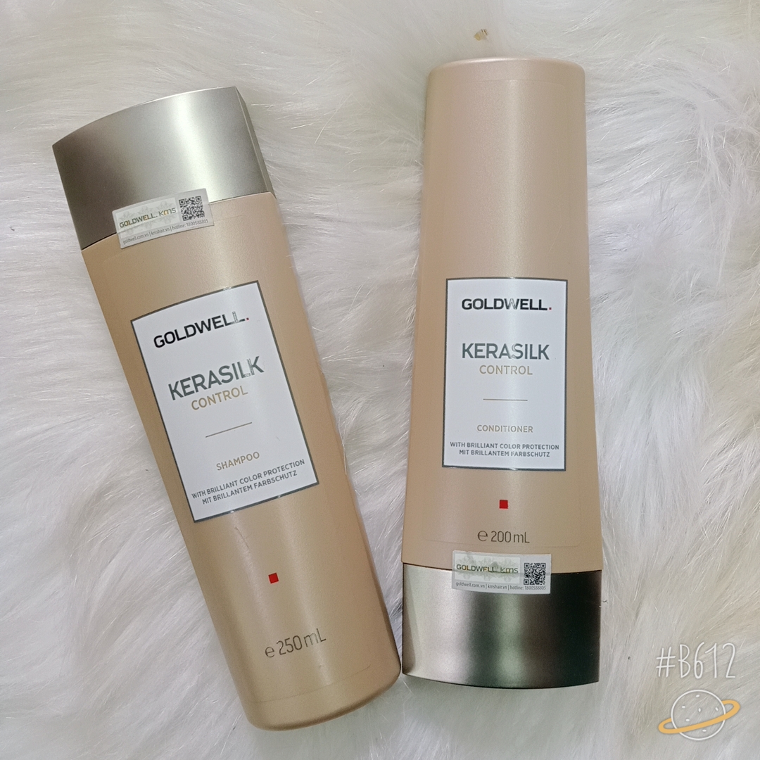 ( Hàng Chính Hãng) Combo Dầu Gội Xả Suôn Mượt Goldwell Kerasilk Control`