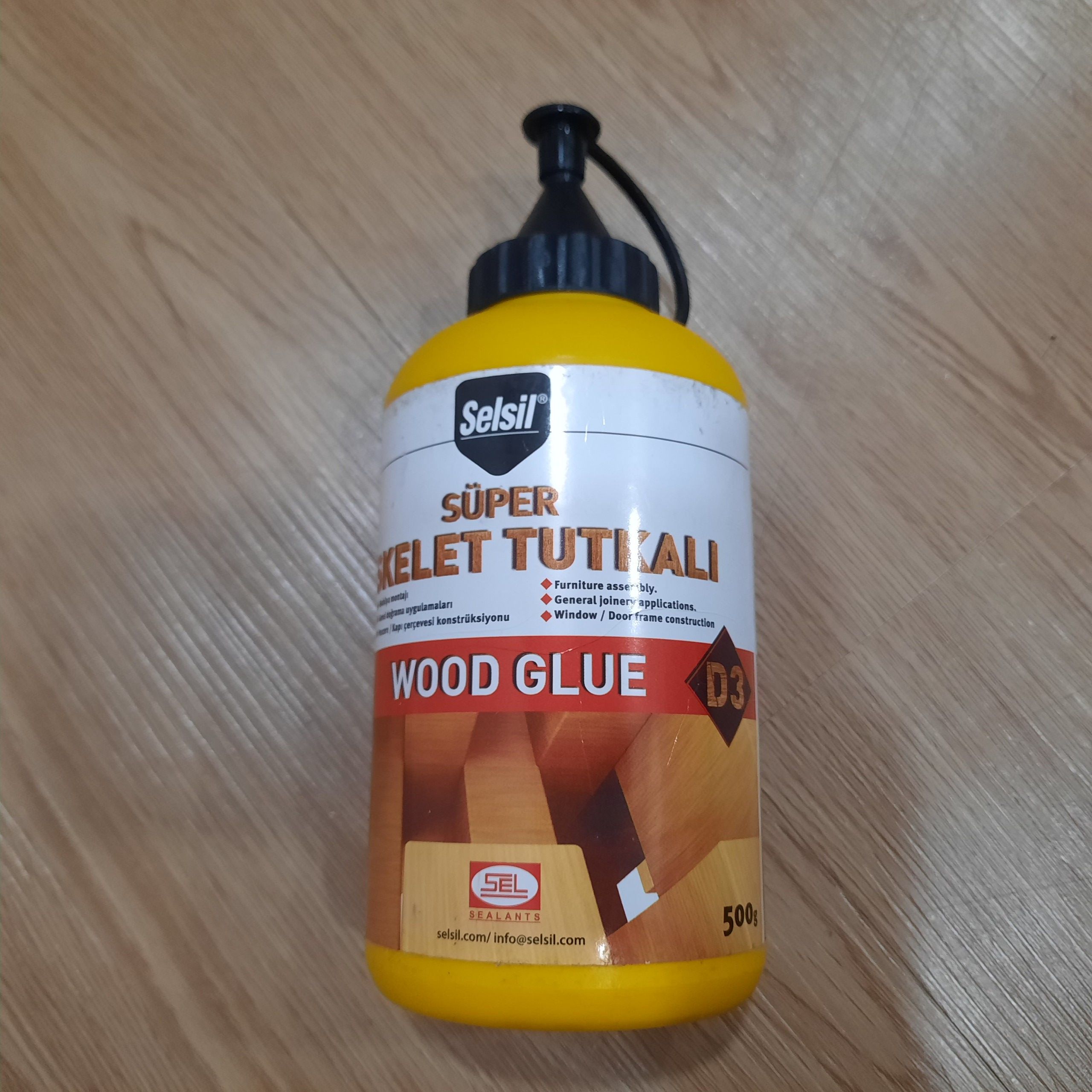 [HCM]Keo sữa dán gỗ Wood Glue Selsil 500g