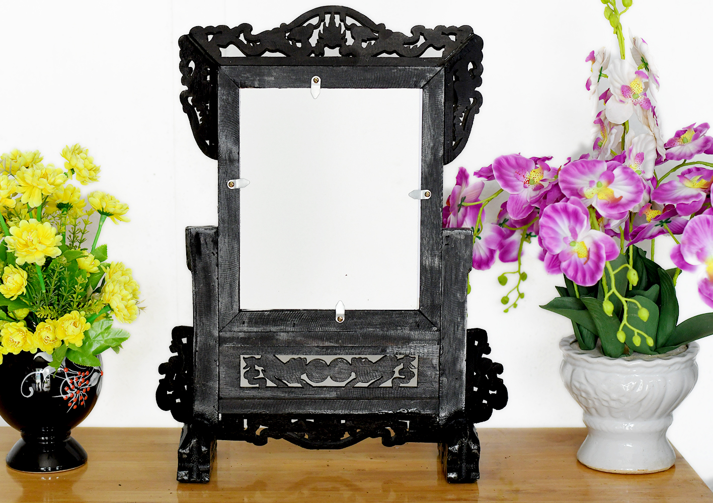 khung gỗ tràm, cẩn ốc xà cừ 20 x25