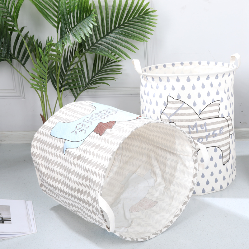 [BAO CHẤT] Giỏ. sọt đựng quấn áo. giày dép. vớ. đồ giặt. đồ dơ. đồ chơi. gấp. xếp gọn gàng dễ thương kích thước 40x50 cm (giao màu ngẫu nhiên)