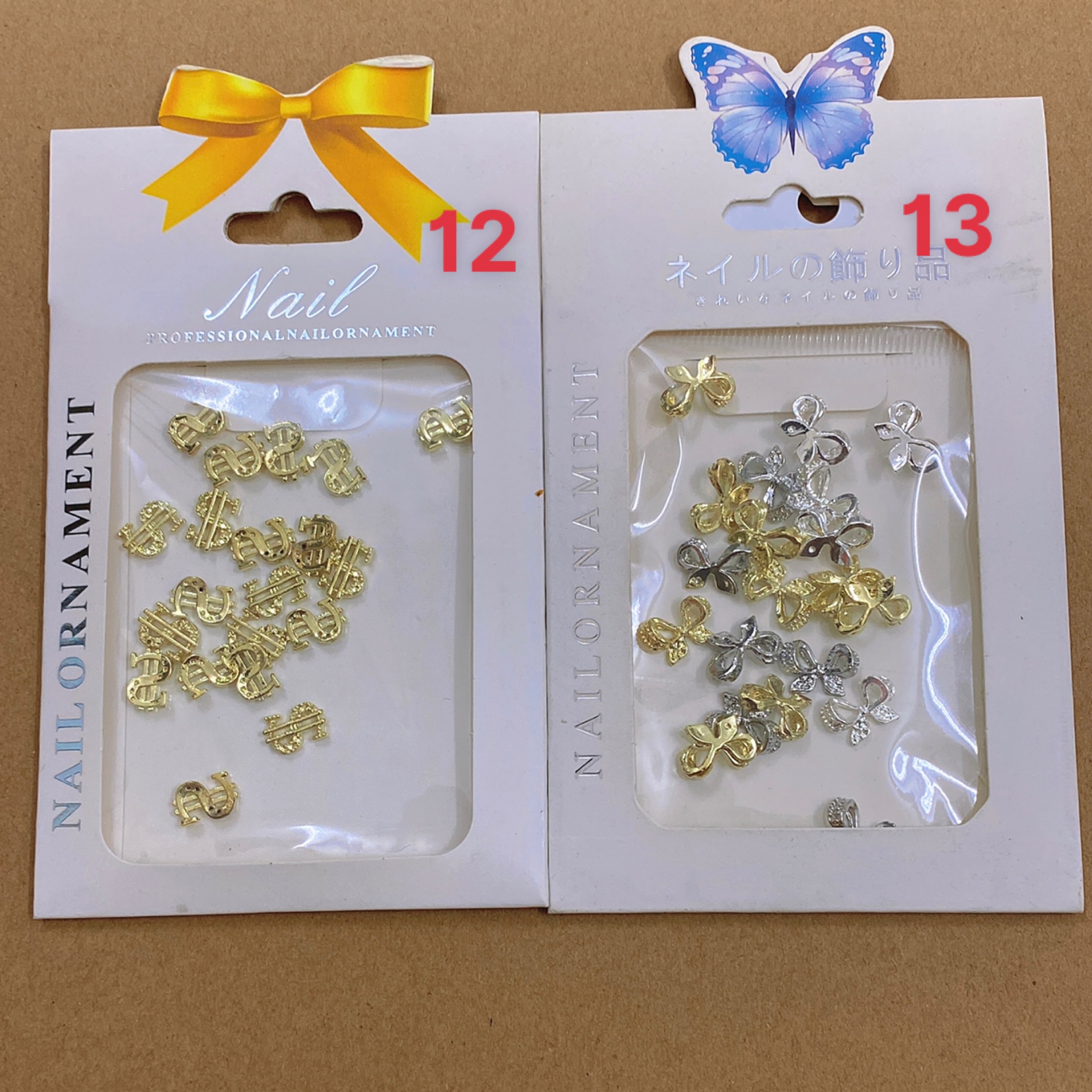 Chram Nơ ,Chram Kim Loại ,Phụ Kiện Đính Móng - Mini Nails