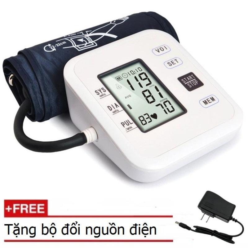 Máy đo huyết áp bắp tay Tặng bộ đổi nguồn