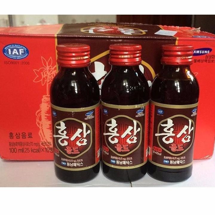 Lốc 10 Chai Nước Hồng Sâm Hàn Quốc