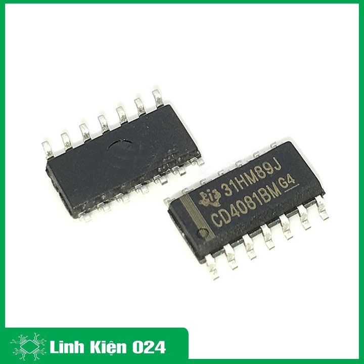 IC CD4081 SOP14/DIP14 CMOS có bốn cổng AND