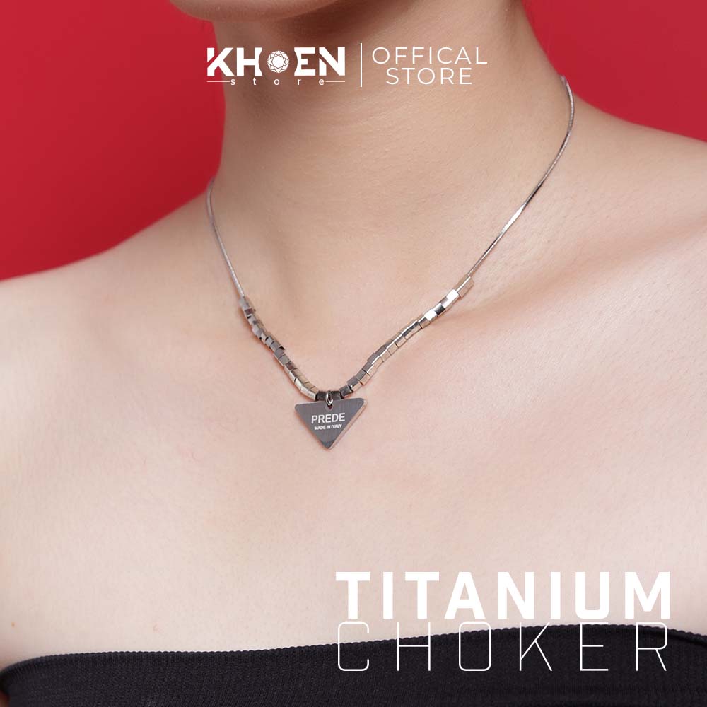 Vòng cổ tam giác - Titan - Khoen Store