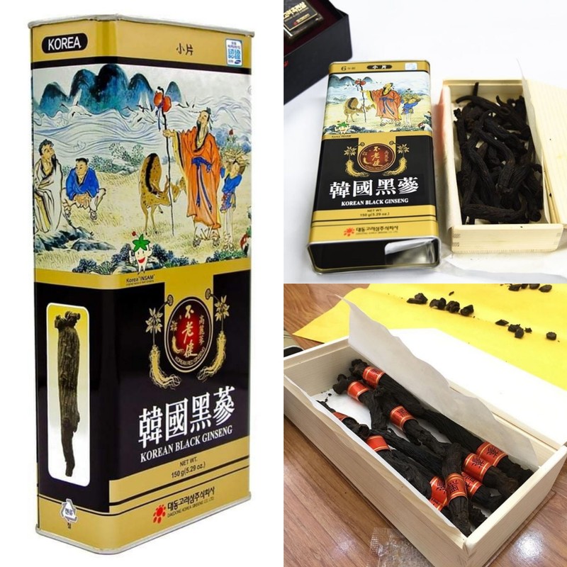 Hắc sâm củ khô Daedong 300g, sản phẩm giúp bồi bổ sức khỏe toàn diện, tăng cường sức đề kháng của cơ thể
