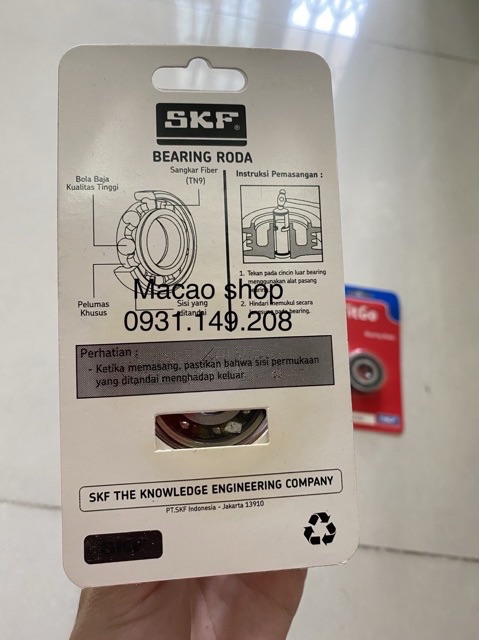 [HCM]Vòng bi zin 6202 SKF indo