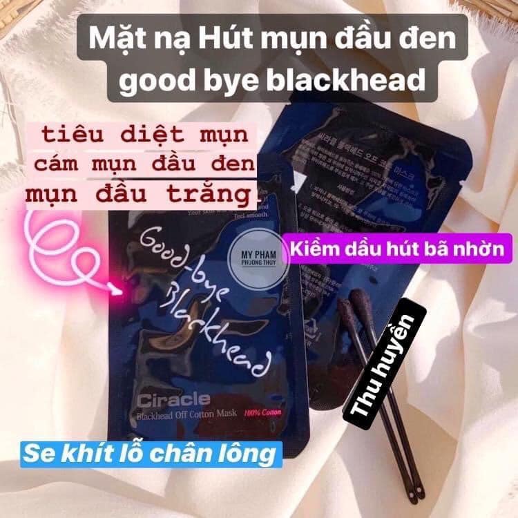 Mặt nạ đẩy mụn đầu đen goodbye blackhead ciracle (1 miếng)