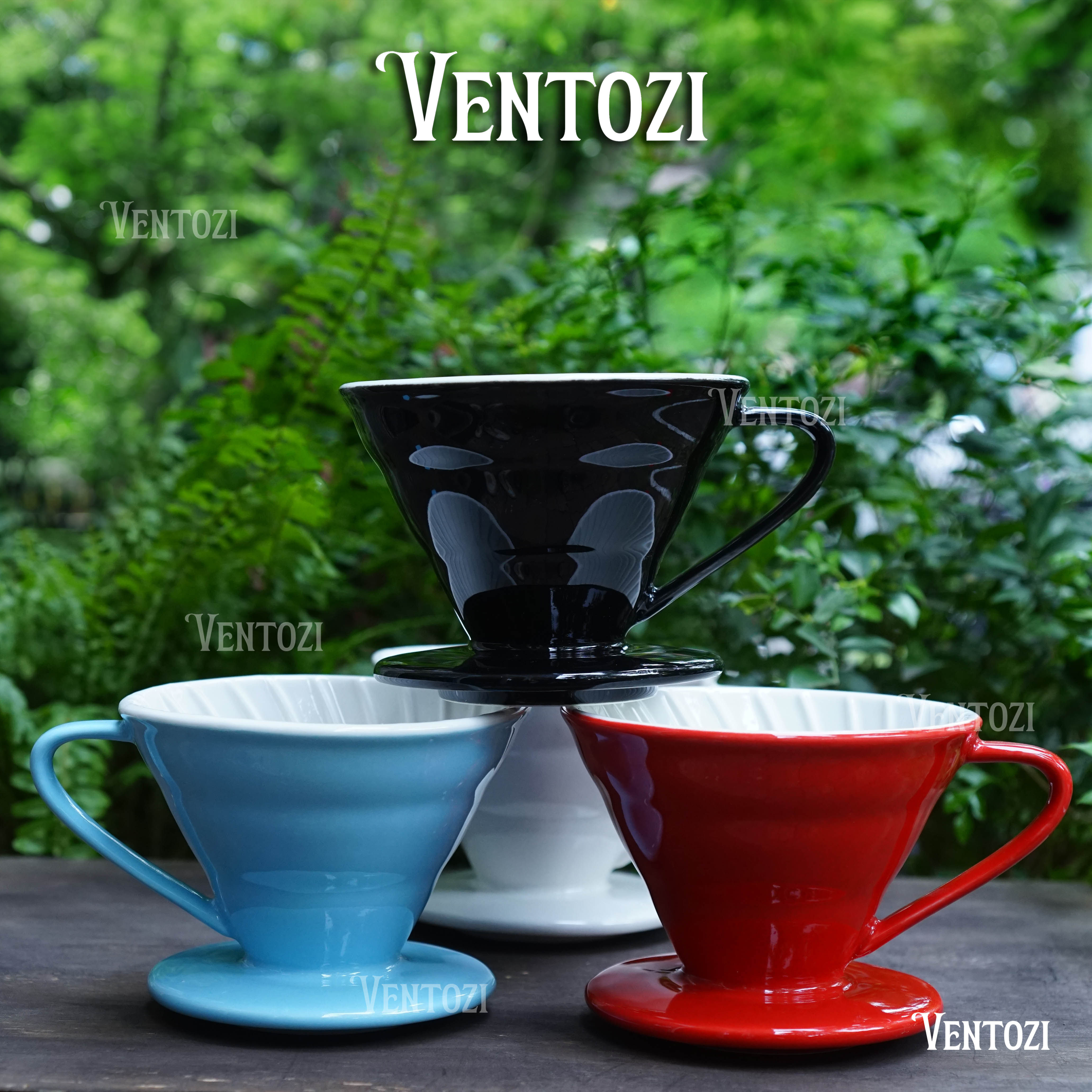 Phễu V60, phễu pha cà phê V60 bằng sứ pha Pour Over