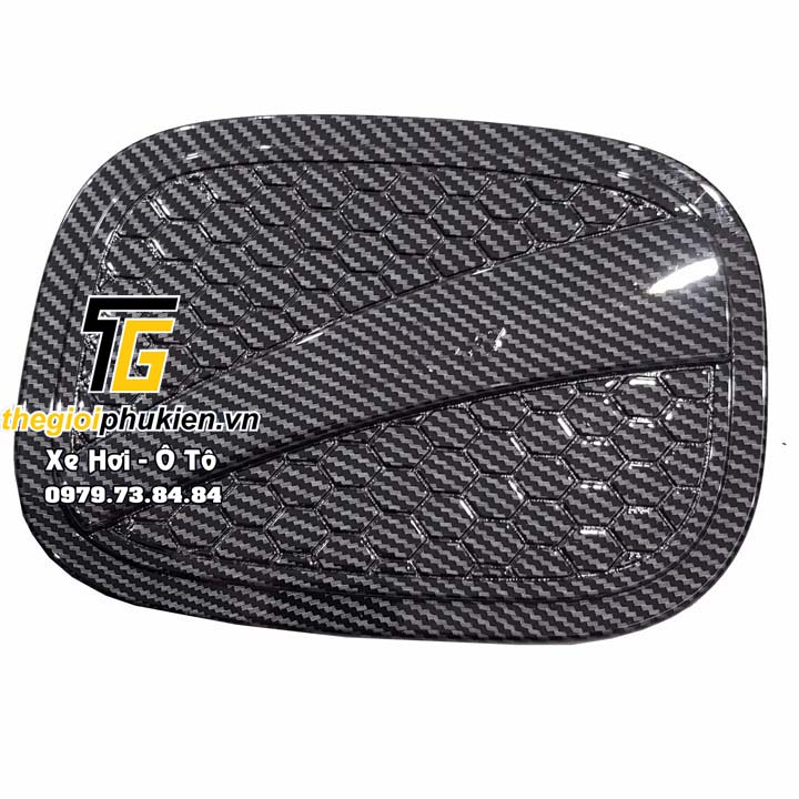 Ốp nắp đậy bình xăng mazda cx8, cx-8 vân carbon