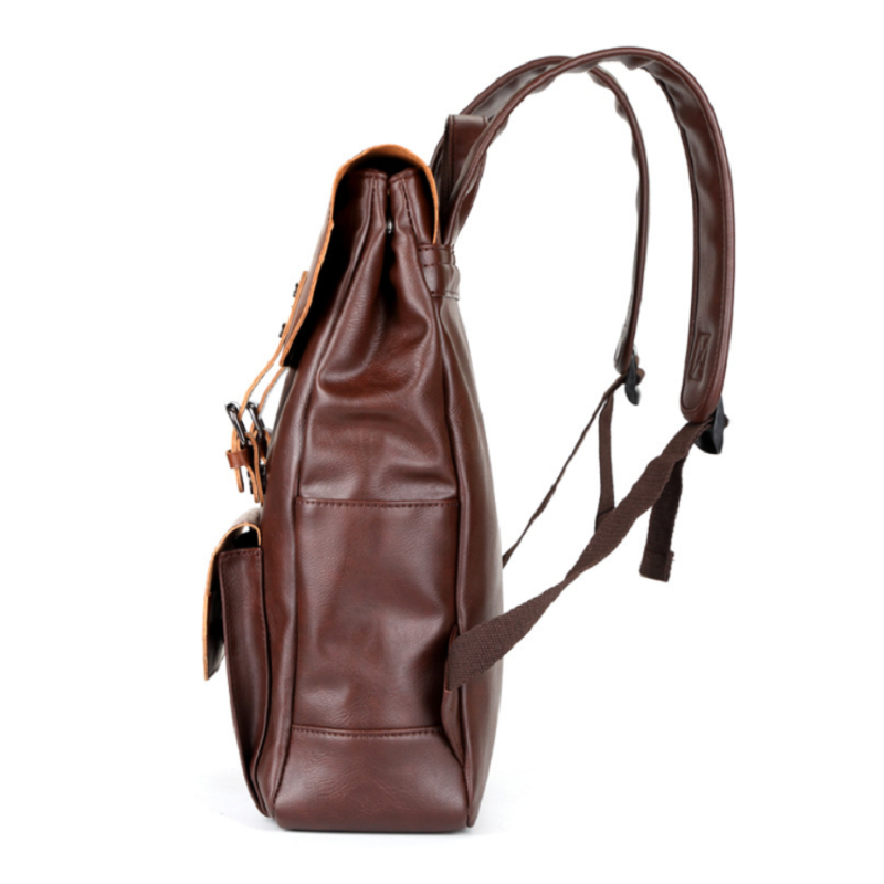 Balo Da PU Brown L9003