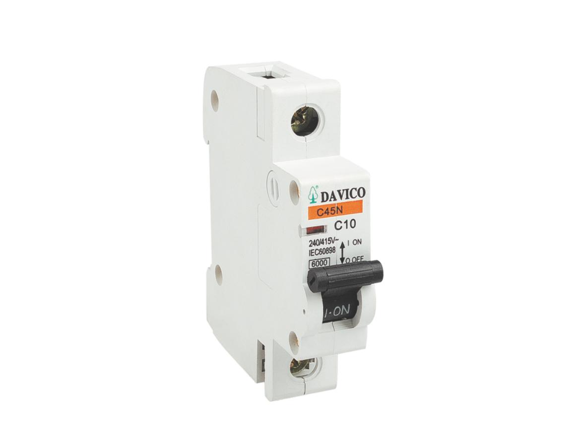 [FREESHIP MAX] Cầu dao Aptomat tự động MCB 1P- C45N Davico_tanchungsen