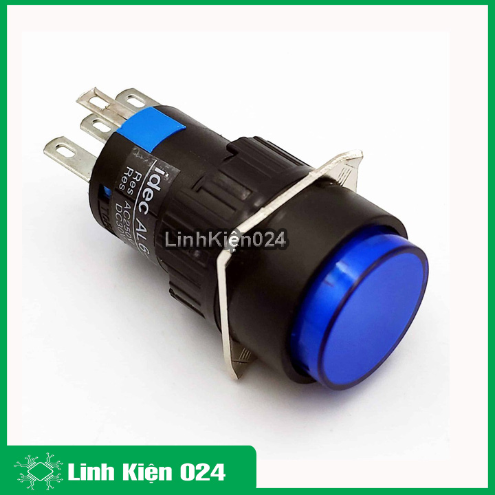 Nút nhấn đề 15mm 24vdc AL6- A nhấn giữ có đèn