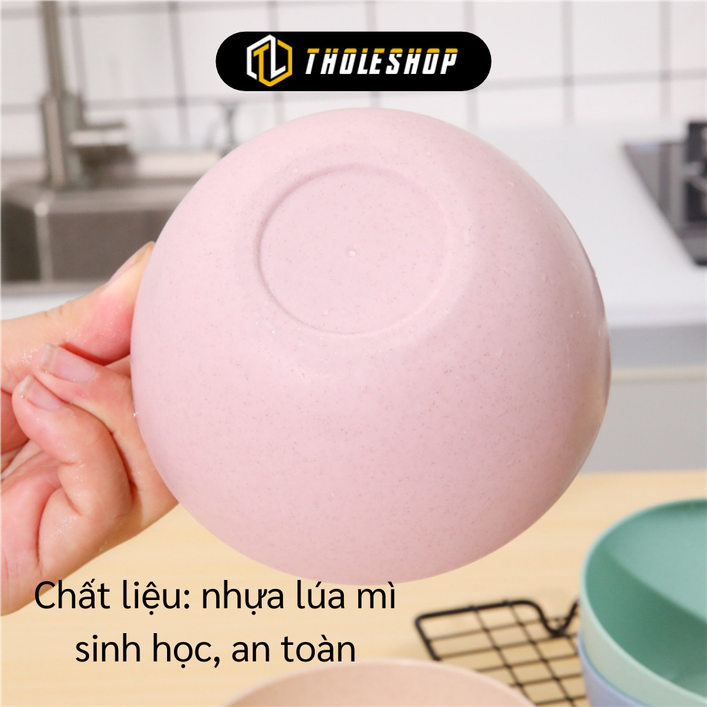 Chén lúa mạch - Chén ăn cơm nhựa lúa mạch đựng thức ăn đẹp - Chén ăn dặm lúa mạch cho bé, an toàn