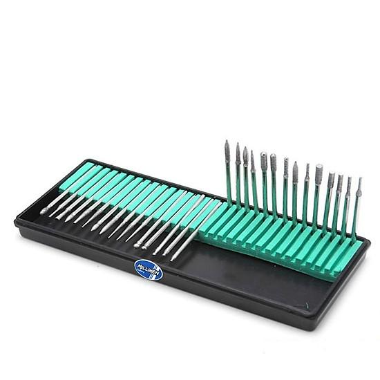 mũi mài kim cương chân cán 2.35mm dùng tất cả các dòng máy kể cả máy mài móng làm nail mini