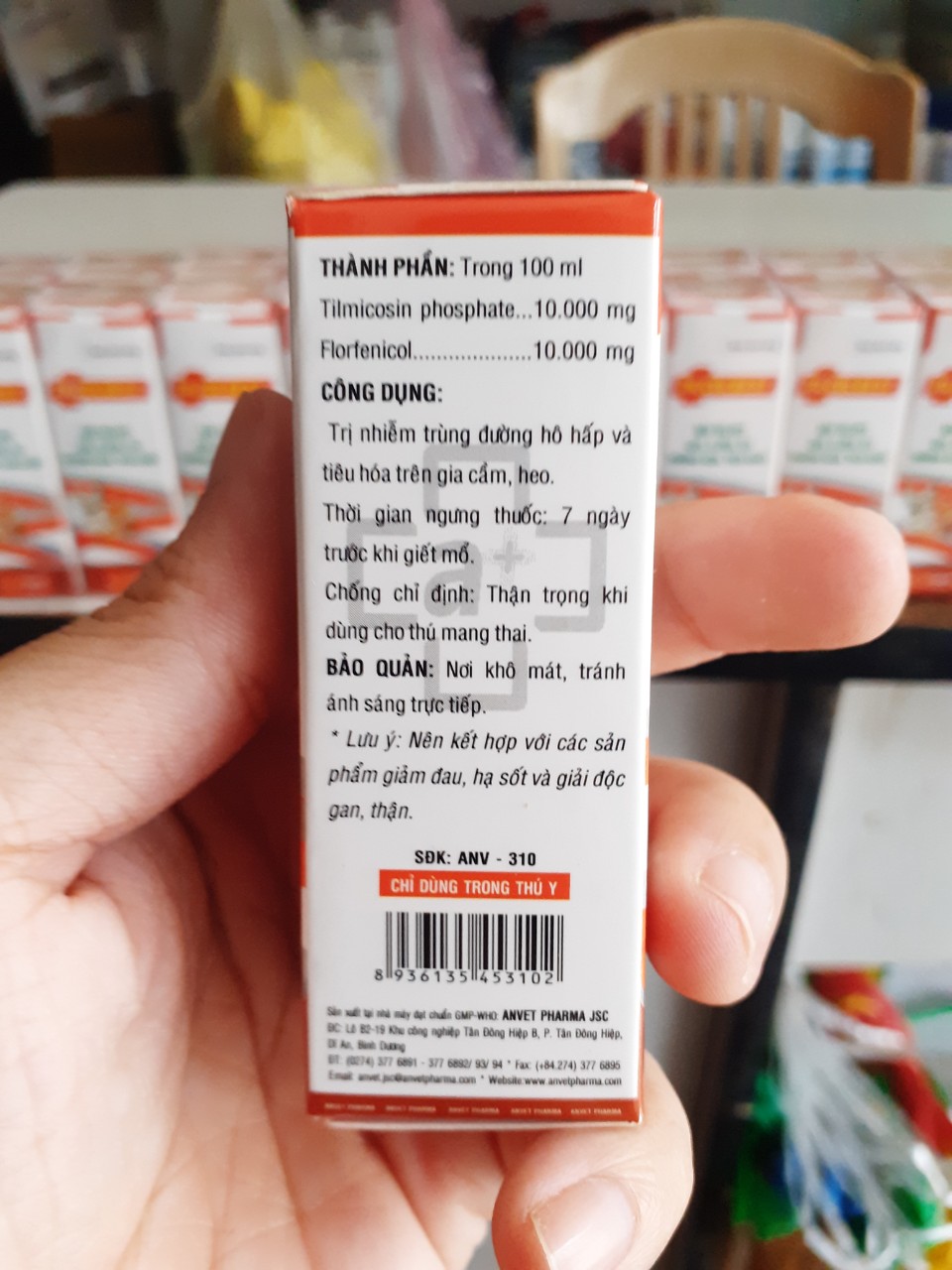 5 Lọ TILCOLBEST -  Trị hen khẹc - sưng mặt - chảy nước mắt Gà Đá