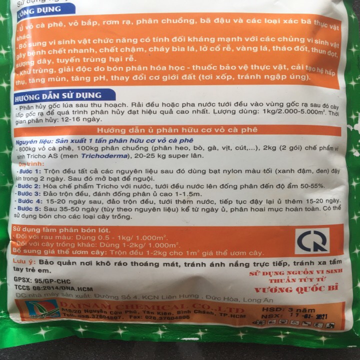 Nấm Trichoderma Hazianum 1kg