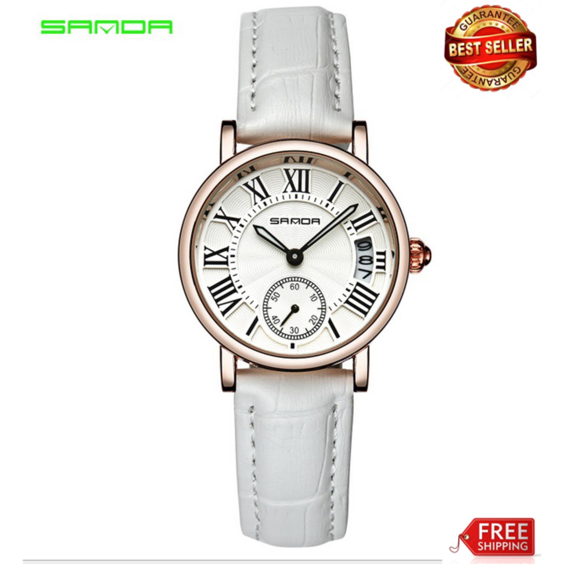 [HCM]Đồng hồ Sanda nữ dây da tuyệt đẹp