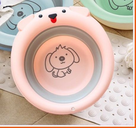 Chậu rửa mặt gấp gọn cho bé hình cún