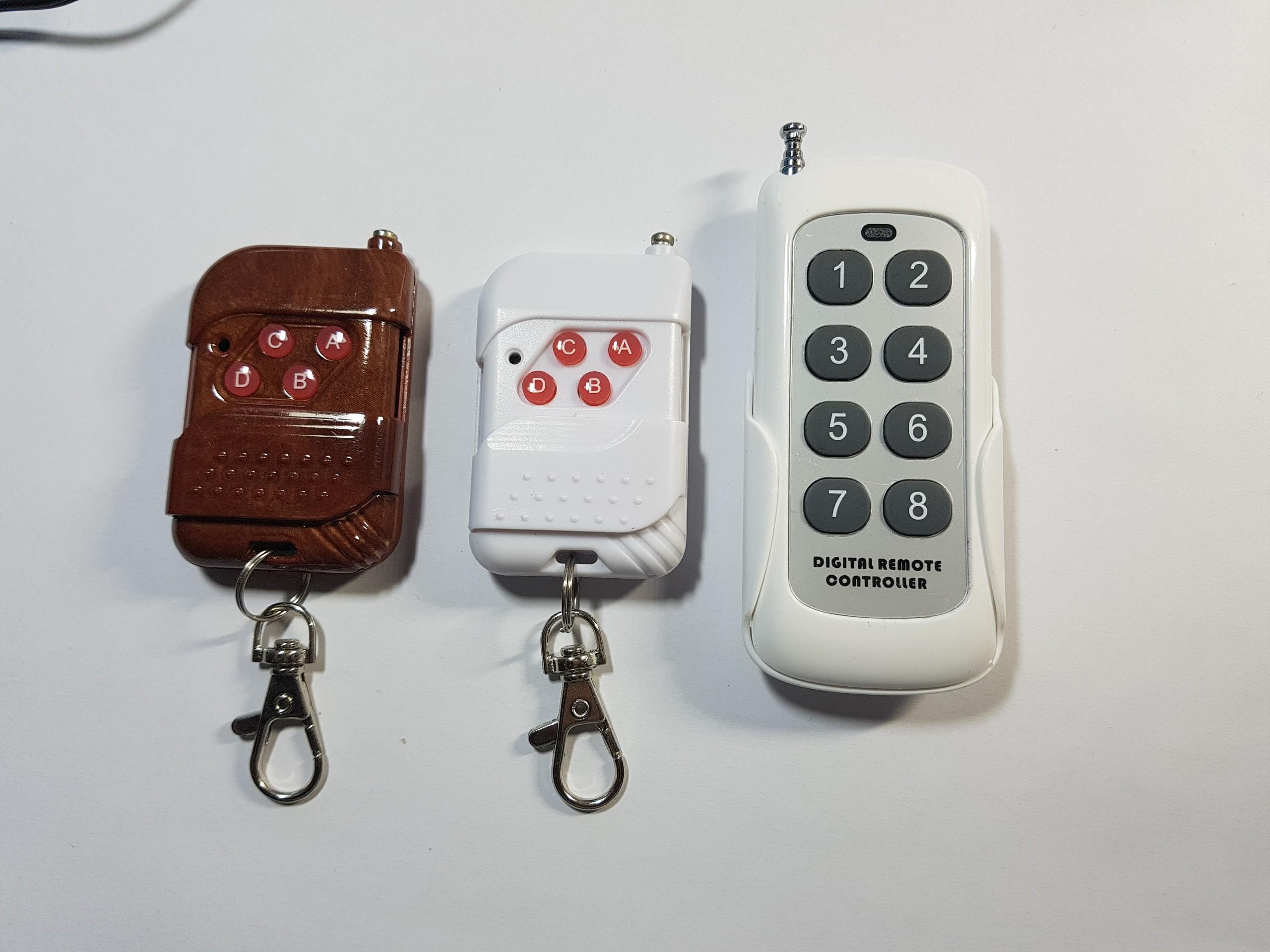 Remote RF 8 nút tần số 433MHz- mã cố định