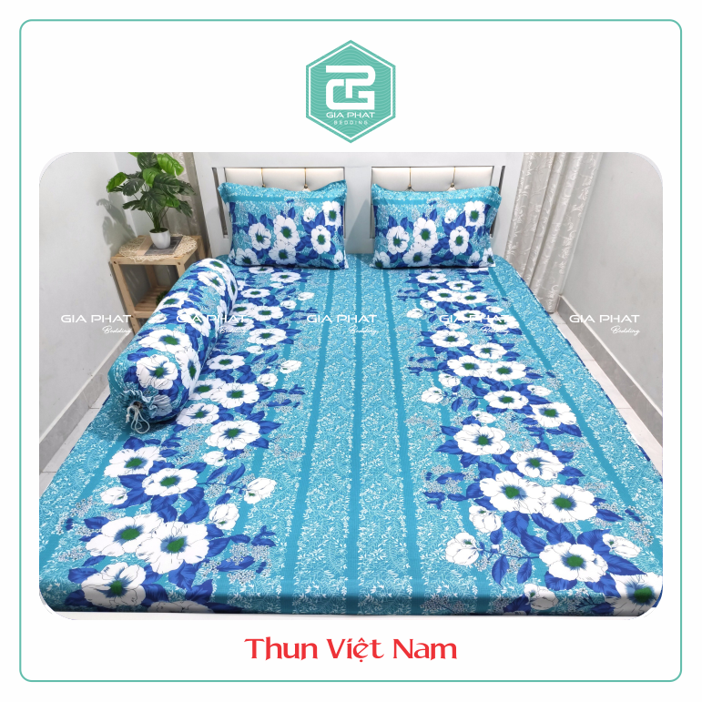 Ga Lẻ Thun Lạnh Việt Nam Đủ Kích Thước ( Không áo gối - inbox chọn mẫu)