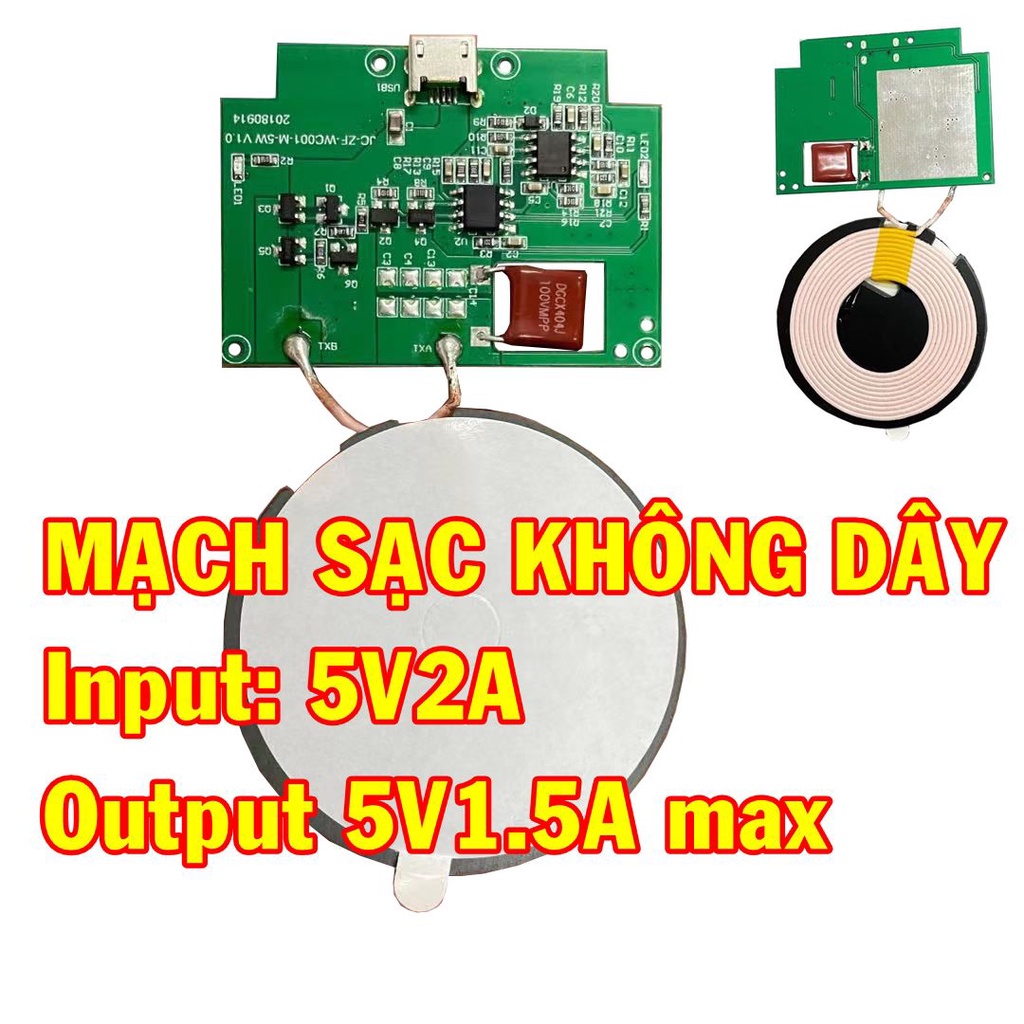 Mạch sạc không dây 10W